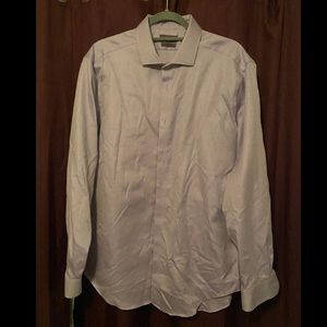 Purple Calvin Klein Long Sleeve Button Down